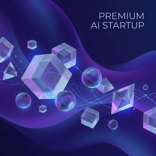 Futuristic AI Abstract